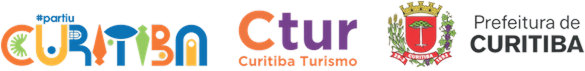 Apoio Institucional — #partiu Curitiba, Ctur e Prefeitura de Curitiba